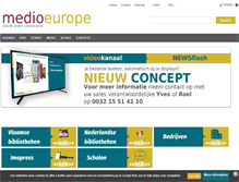 Tablet Screenshot of medioeurope.com